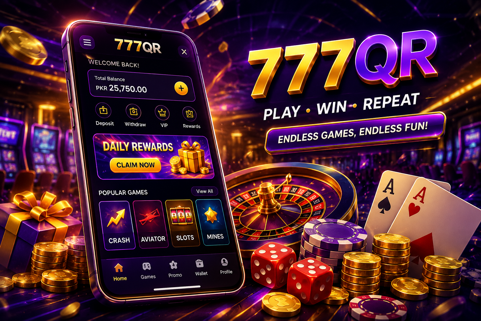 777QR Game APK